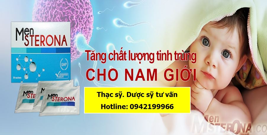 Thuốc bổ tinh trùng Men sterona